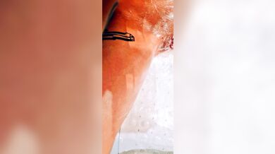 Having fun in the shower when I home alone