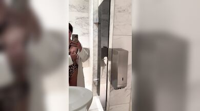 Boobs on vacation toilet pool