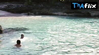 Zoe Saldana Breasts, Bikini Scene in Haven