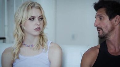 Cute And Shy Chloe Cherry Sucks And Rides Stepdaddy's Dong