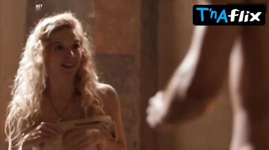 Olivia Llewellyn Butt, Breasts Scene in The Musketeers