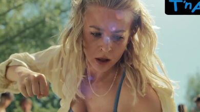 Jeanne Goursaud Breasts Scene in Exterritorial