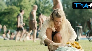 Jeanne Goursaud Breasts Scene in Exterritorial