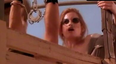 Bridget Marks Breasts Scene in Circuitry Man Ii