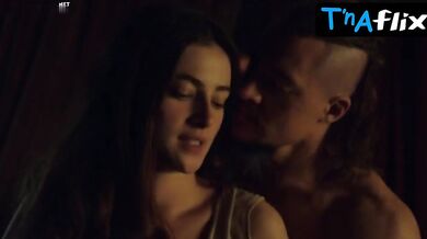 Millie Brady Butt, Breasts Scene in The Last Kingdom