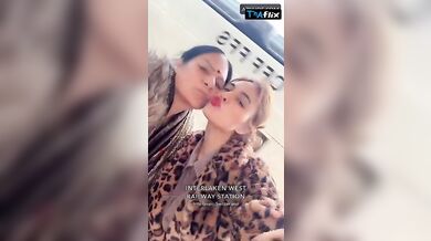 Neha Malik Lesbian Scene in Neha Malik Snapchat Story