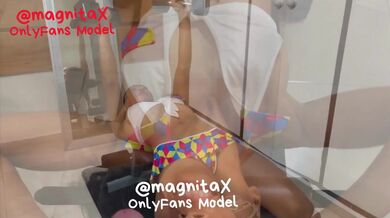 Latina Gets Spied On And Fucked By Stepdad (Let's Connect Free On OnlyFans @magnitax, Over 250 Vids)