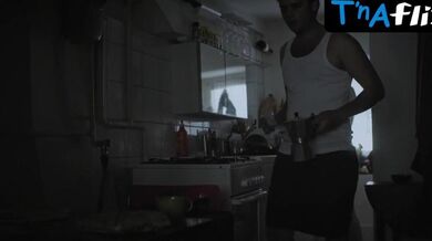 Jeanne Devos Breasts, Bush Scene in Strangers