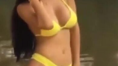 Rosangela Espinoza Bikini Scene in Selva Peru