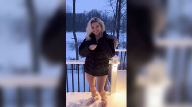 Playful Blonde College Girl in Bikini Loves To Tease & Play - Could you handle more?