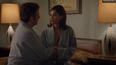 Emily Kinney Breasts, Underwear Scene in Masters Of Sex