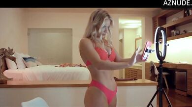 Krista Kalmus Breasts, Bikini Scene in Deadly Games