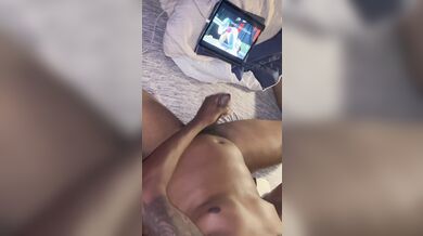 OMG she takes that horse cock DEEP! - BBC Jerk session