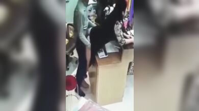 Pakistani Shopkeeper Sex With A Customer In Shop Recorded By Cctv!?