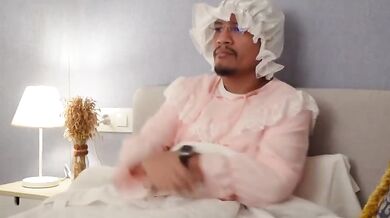 Red Riding Hood Granny Fucks Rough With Dildo - Interracial Roleplay & Dirty Talk