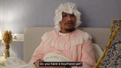 Red Riding Hood Granny Fucks Rough With Dildo - Interracial Roleplay & Dirty Talk