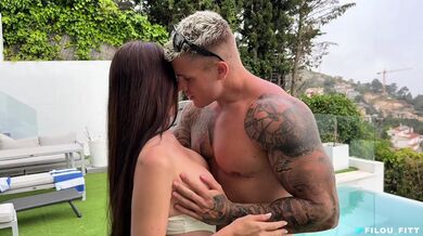 Amazing Russian Babe Enjoys Filous Dick Drilling Her Tight Pussy And Cumshoting Her!