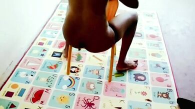 COSPLAY RED FEMALE MASSAGES AND RUBS ON MUSCLAR MAN AND GIVE BLOWJOB