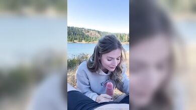 ThePrincessJess Outdoor Blowjob Cum Swallow Video Leaked