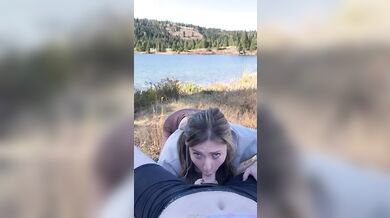 ThePrincessJess Outdoor Blowjob Cum Swallow Video Leaked