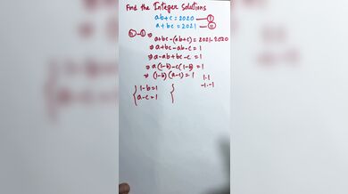 Math_Olympiad_Question!__Algebra_Problem_Solving।_You_should_be_able_to_solve_this_equation.