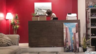 Risky public sex in Japanese clothing shop Tsubasa Hachino