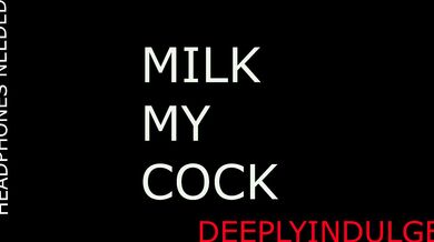 MILKIMG MY COCK WITH YOUR TONGUE (AUDIO ROLEPLAY) INTENSE DIRTY NASTY