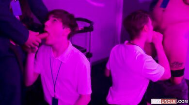 Say Uncle Twink Trade – Cole Connor, Eddie Patrick, Gage Palmer, Nicholas Michaels – Sexerance Part 5 - Flip The Switch, Trade Your Bitch