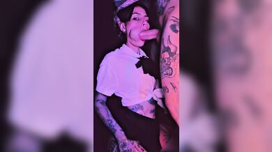 Cute Gothic in a High School Uniform