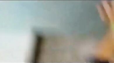 Drunk Party girl in Restroom