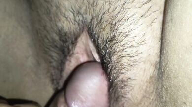 My stepmother likes to show her pussy up close
