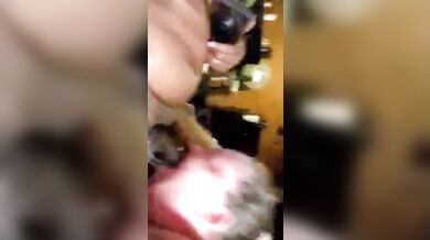 Bbw milf makes BBC cream pie my throat in sloppy face fucking session