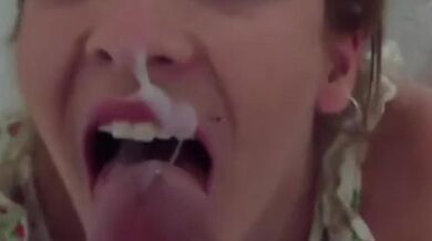 Obedient Slut face blasted pov