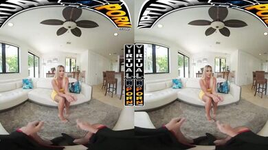 VIRTUALPORN.COM - Busty Blonde MILF Robbin Banx Seduces Step Son In Shower porn