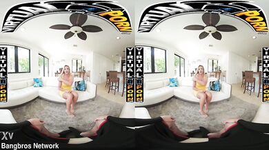 VIRTUALPORN.COM - Busty Blonde MILF Robbin Banx Seduces Step Son In Shower porn