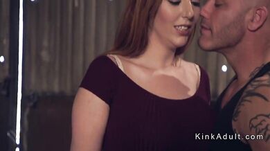 Muscled guy hard fucks huge tits redhead sub porn