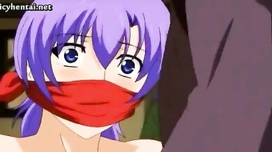 anime girl gets mouth fucked