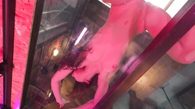 Erotic sensual solo on the glass floor, sexy dance, Sirena Milano, zoom pussy beautiful girl