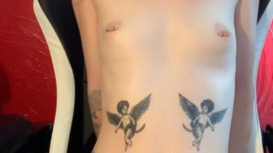 Small tits teaser spit all over body :fansly-daddieslittleslxt