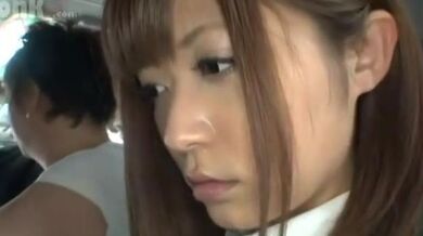 Grope and CFNM Tekoki In Bus