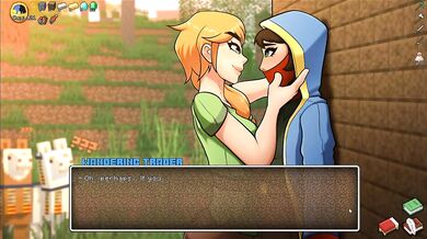 HornyCraft [Minecraft Parody Hentai game PornPlay ] Ep.35 all minecraft girls wants to stroke Steve big dick ! giant joi