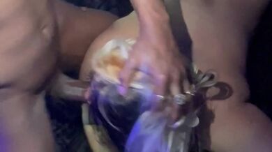 She had to take deep breaths for my BBC