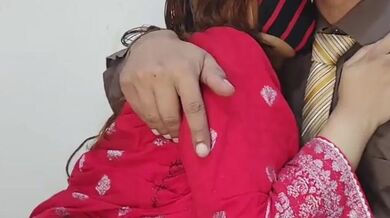 Hot Desi Boss Wife Cheats With Step Son - Faryal Moans Rough In Homemade Office Sex