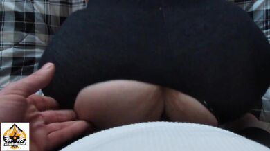 He Ripped Grannies Yoga Pants And Gave Her A Doggystyle Creampie