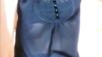 playing with my boobs and pussy in public stairs porn (Kirara X Suzu)