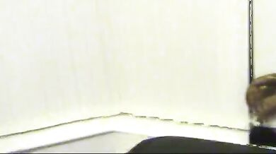 milf strips and cleans