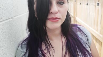 POV Smoking Hot Neighbor Starts Masturbating in Front of Me