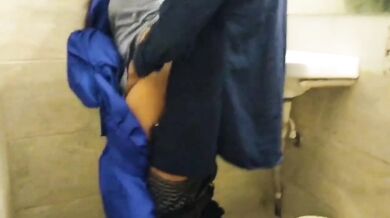 Indian college student in H.O.D.'s bathroom