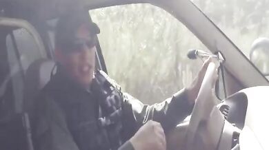 Realborderpatrol - Hot Latin Girl Kimberly Gates Fucks Border Patrol Gaurd 0007