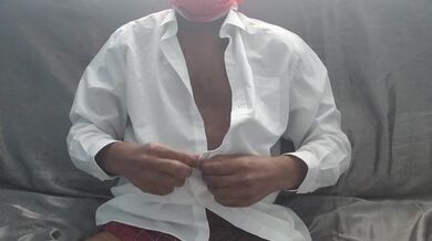 Shooting cum at my own face!